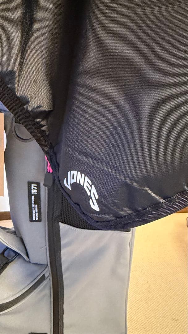 Jones キャディバッグ、Jonesレインカバー　注:クラブ含みません