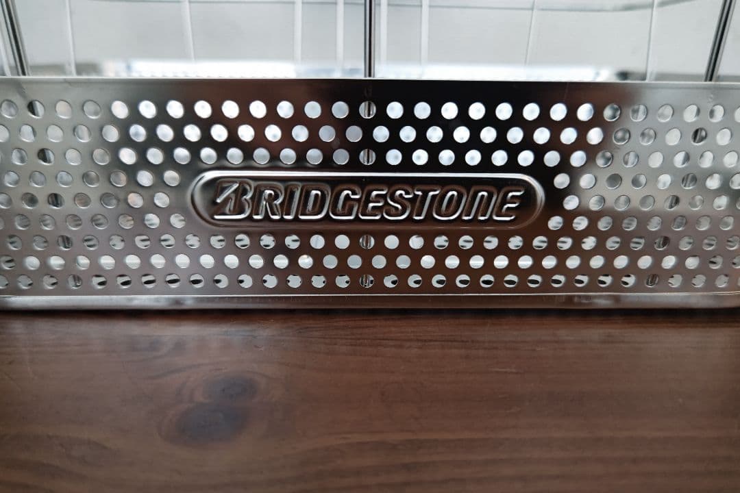 ブリヂストン　自転車　カゴ　フロント用ステンレス製メッシュバスケット
