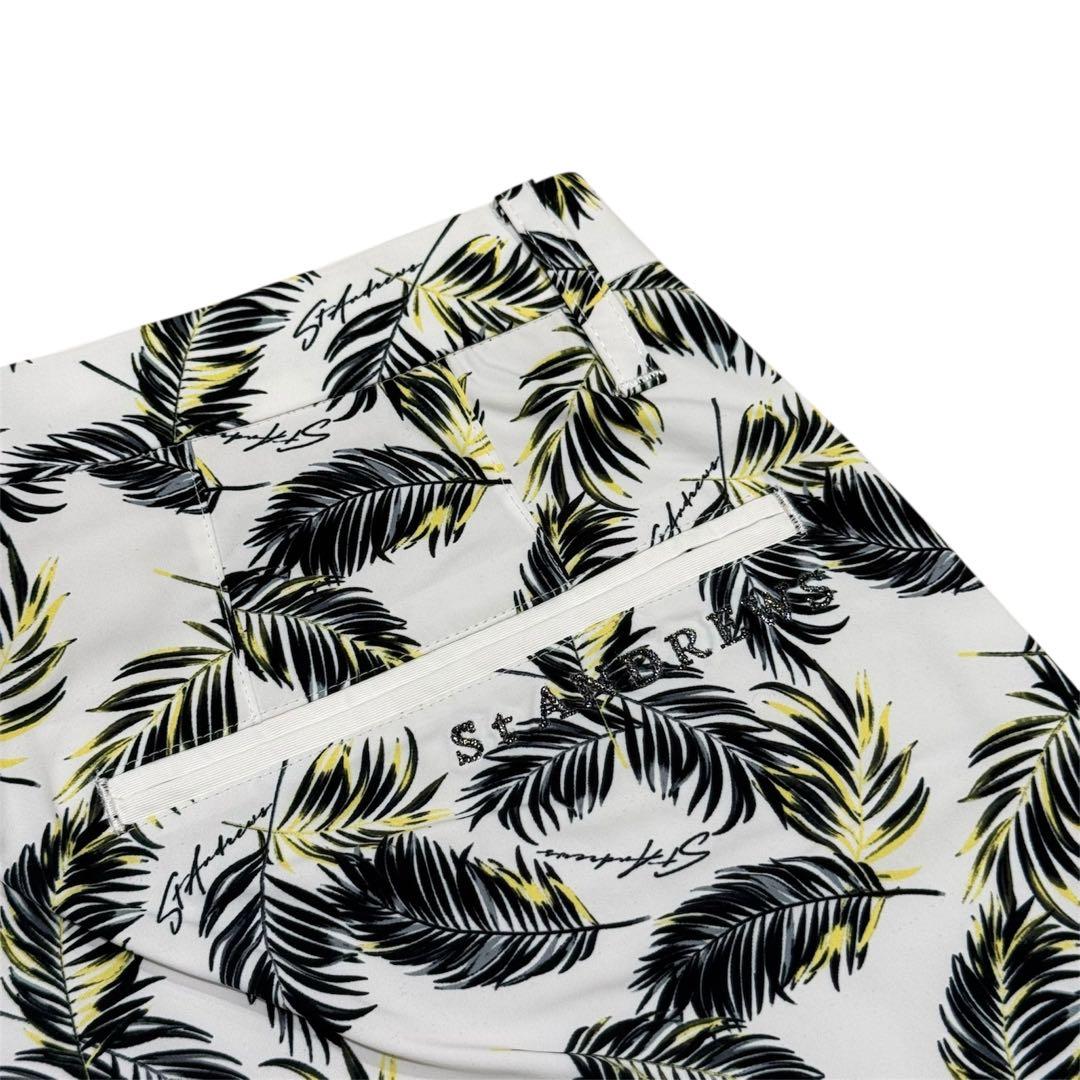【未使用】定価2.1万円 St ANDREWS ゴルフパンツ 柄 メンズ