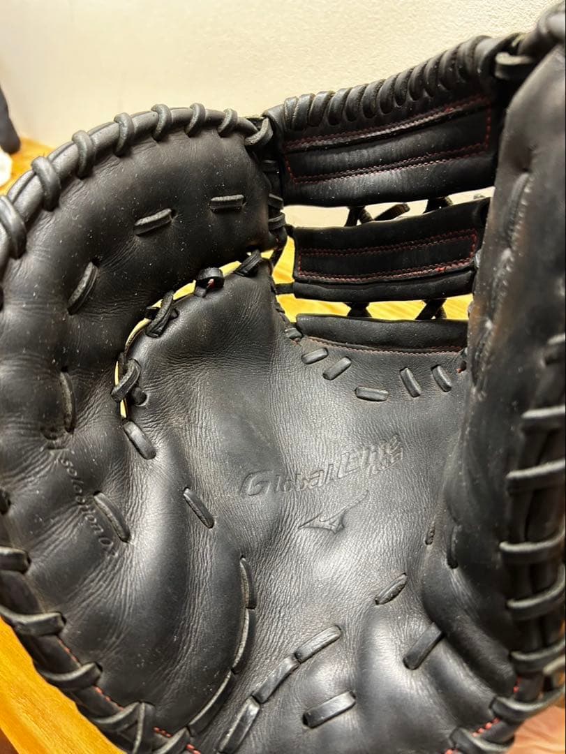 Mizuno 軟式グローブ 黒　※左利き用