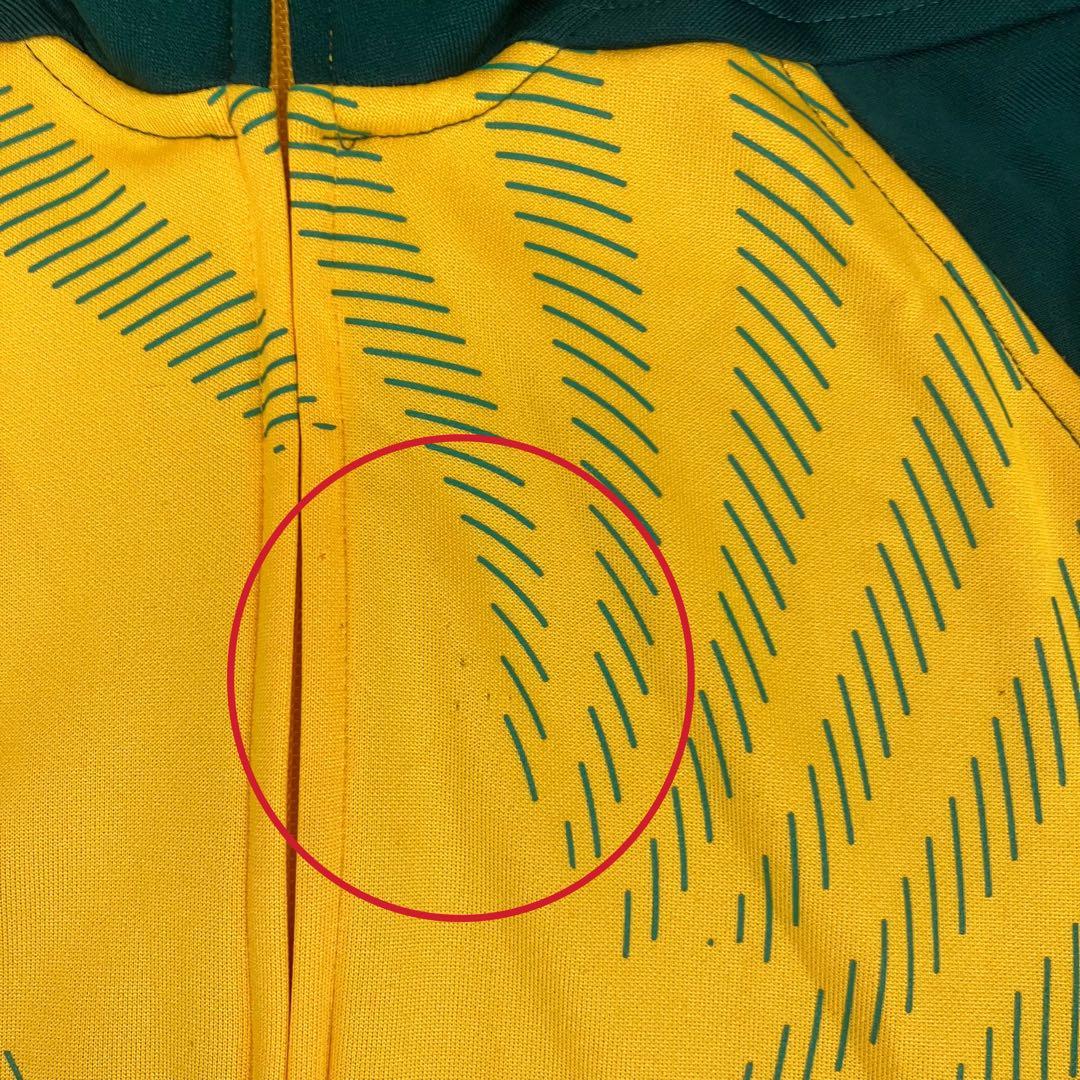 adidas サッカー南アフリカ代表 2010W杯 トラックジャケット 古着 緑