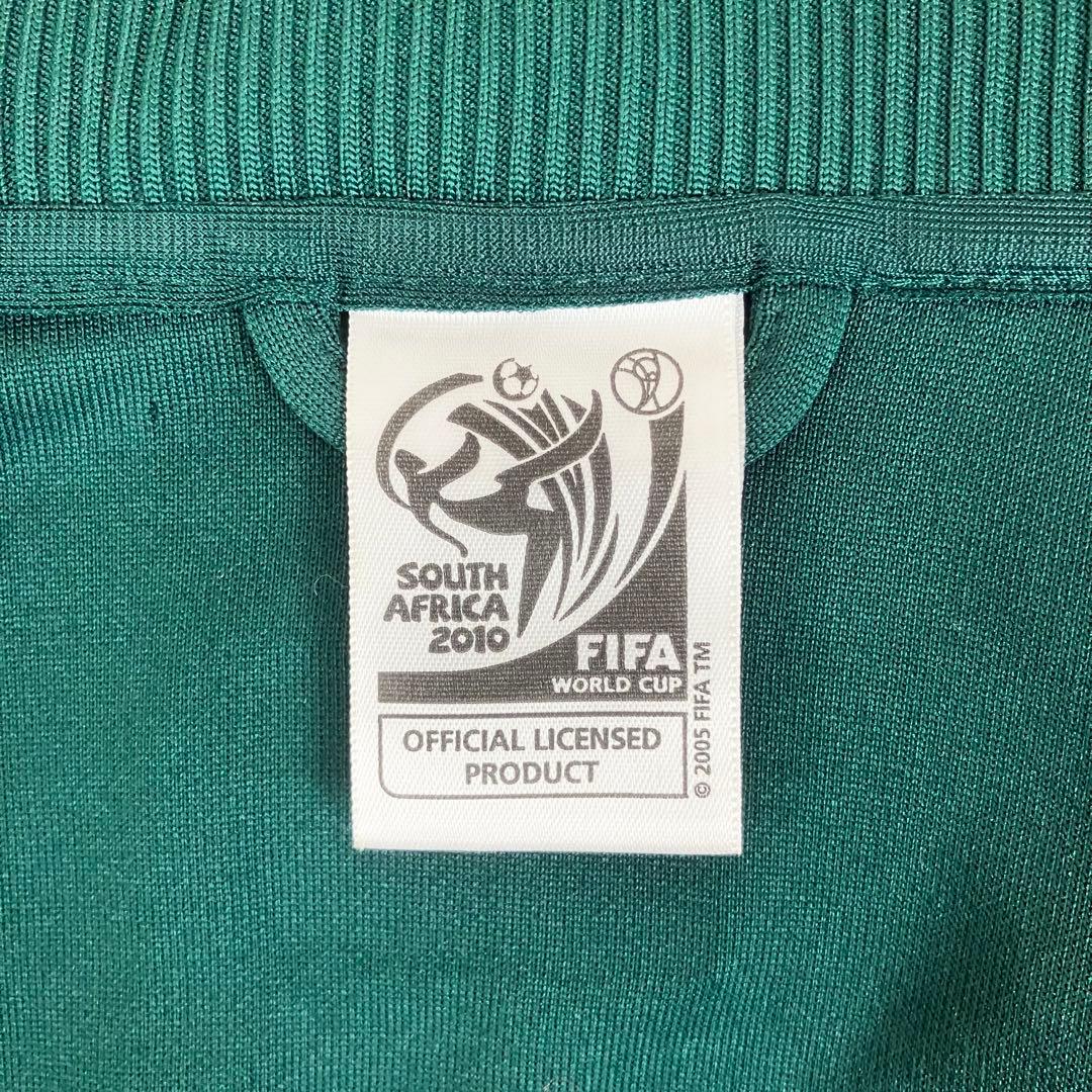 adidas サッカー南アフリカ代表 2010W杯 トラックジャケット 古着 緑
