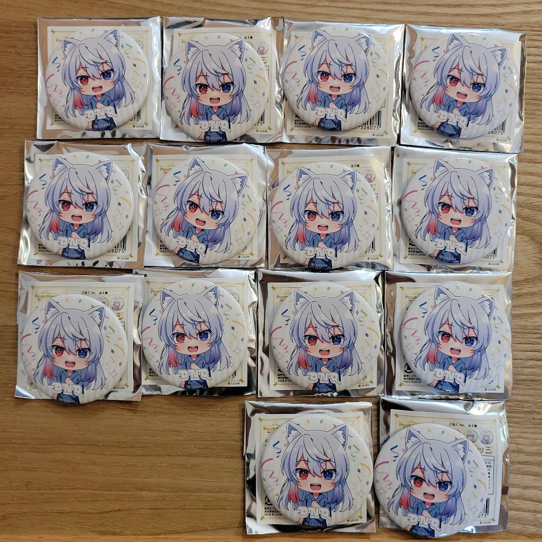 ☆④どぬく　缶バッジ　ぷぴぱ　プレミアムピーチパーティ　カラフルピーチ　からぴち