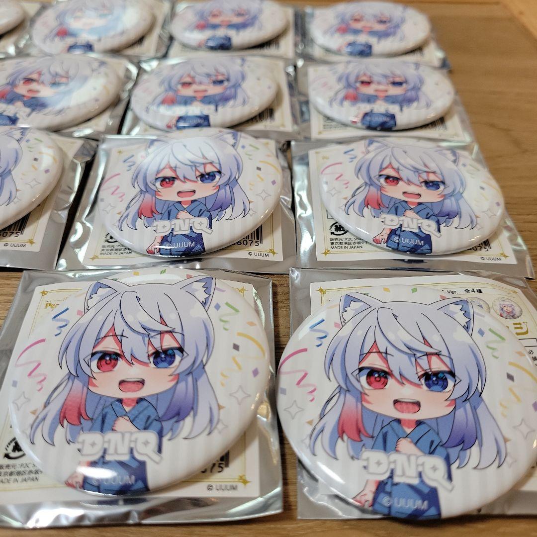 ☆④どぬく　缶バッジ　ぷぴぱ　プレミアムピーチパーティ　カラフルピーチ　からぴち