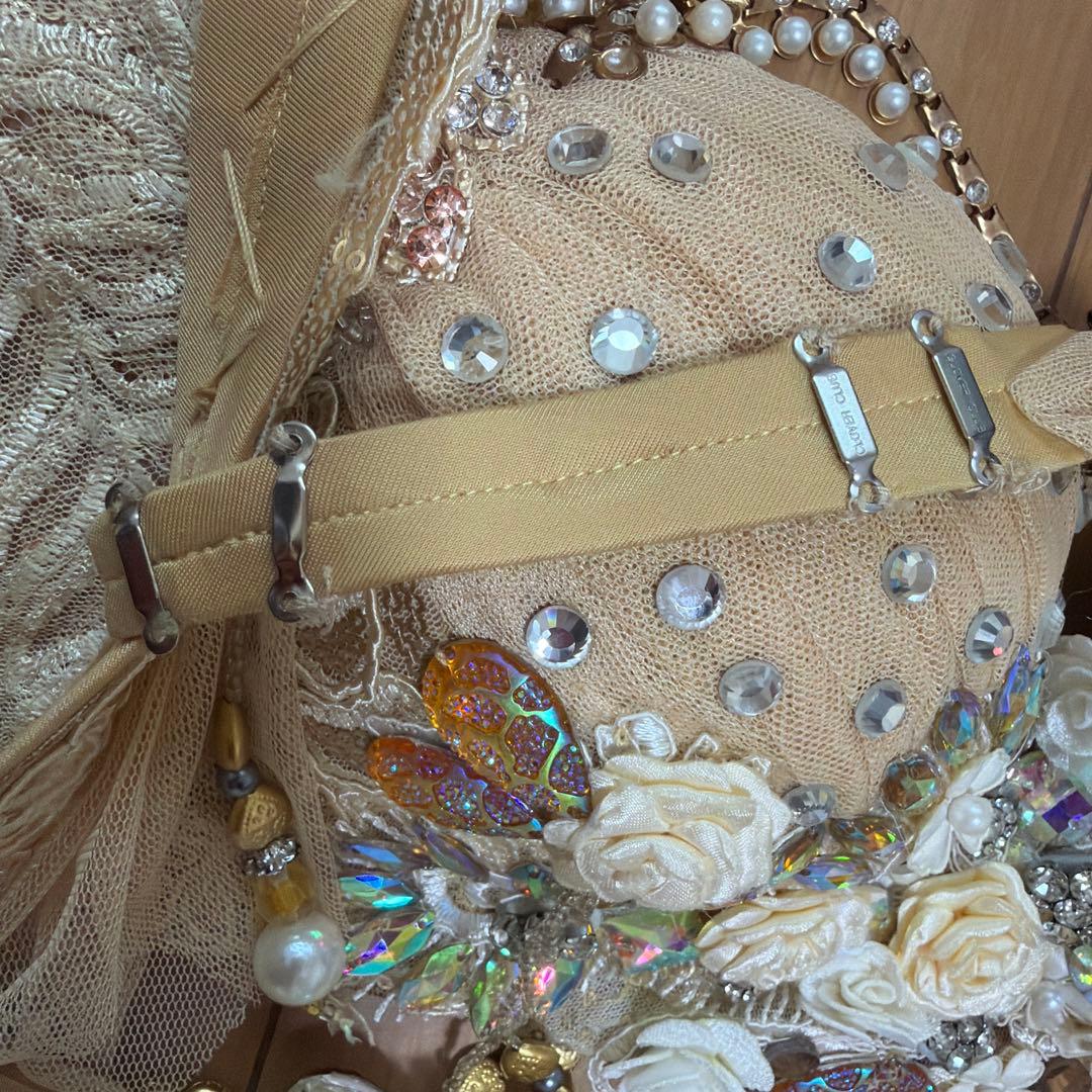 Hanan ベリーダンス 衣装　costume ベージュ　S -M