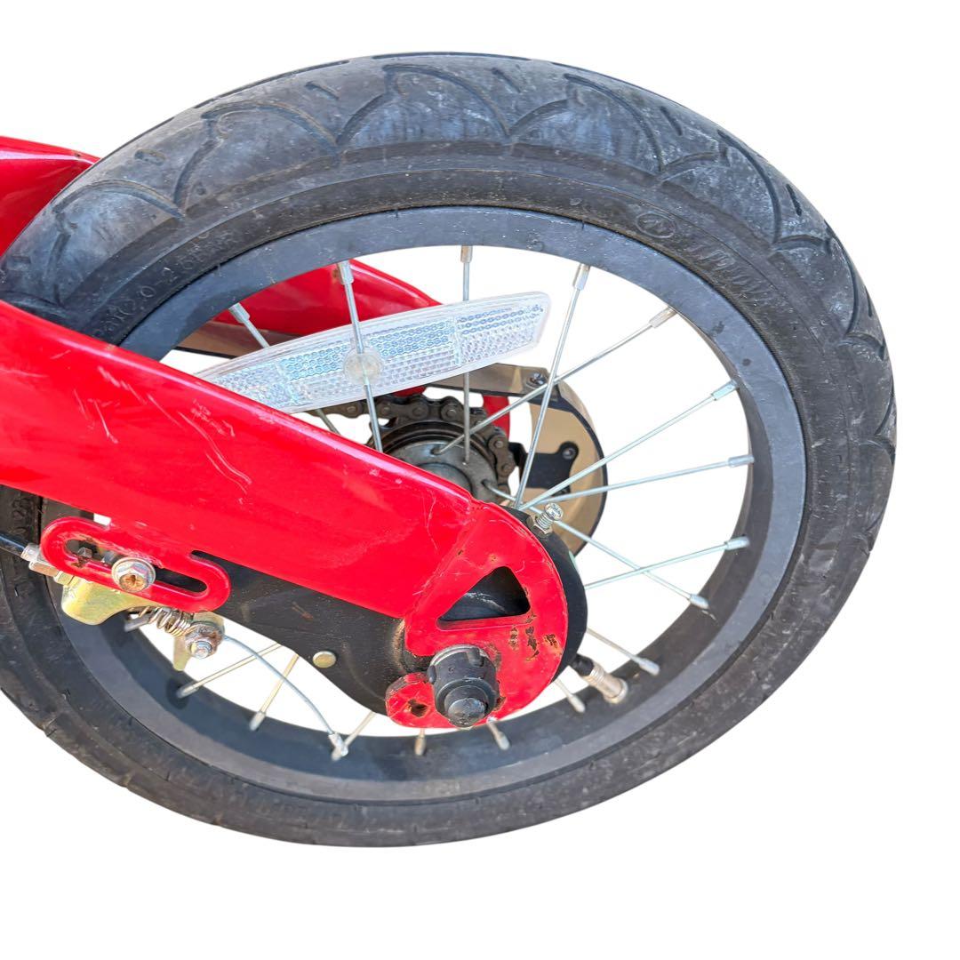 へんしんバイクX14インチ 赤 レッド