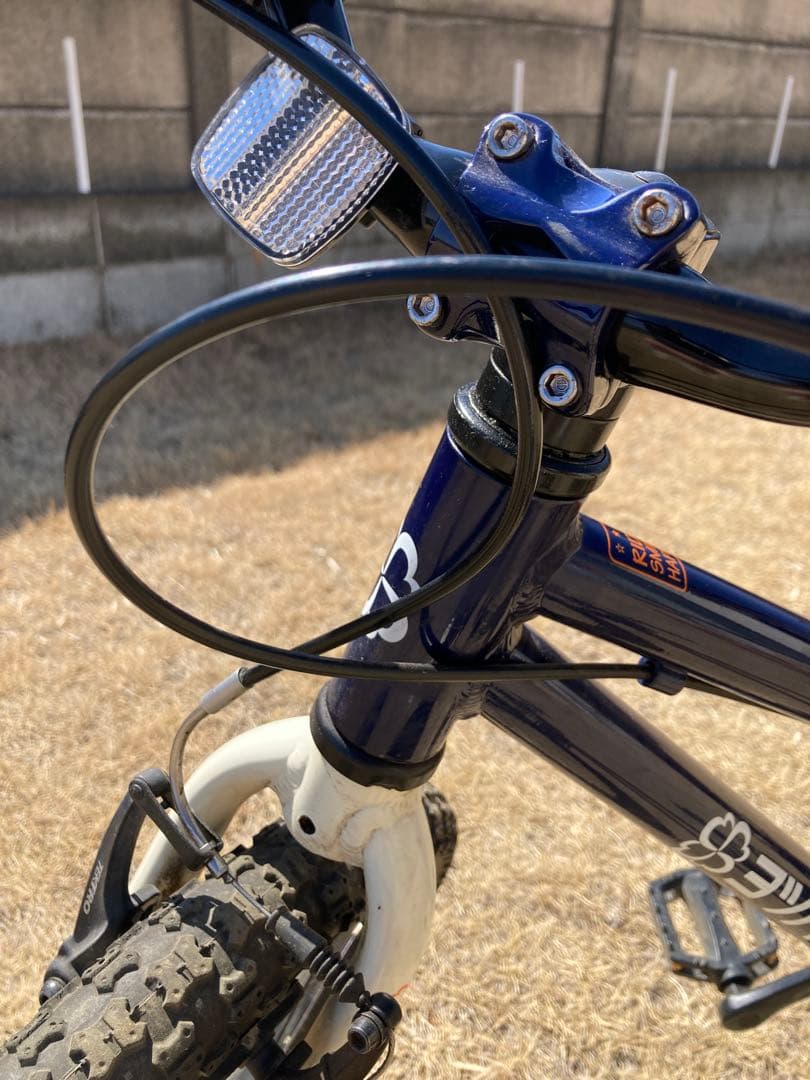 [直接引取り] ヨツバサイクル　20インチ　キャプテンネイビー　純正スタンド付き