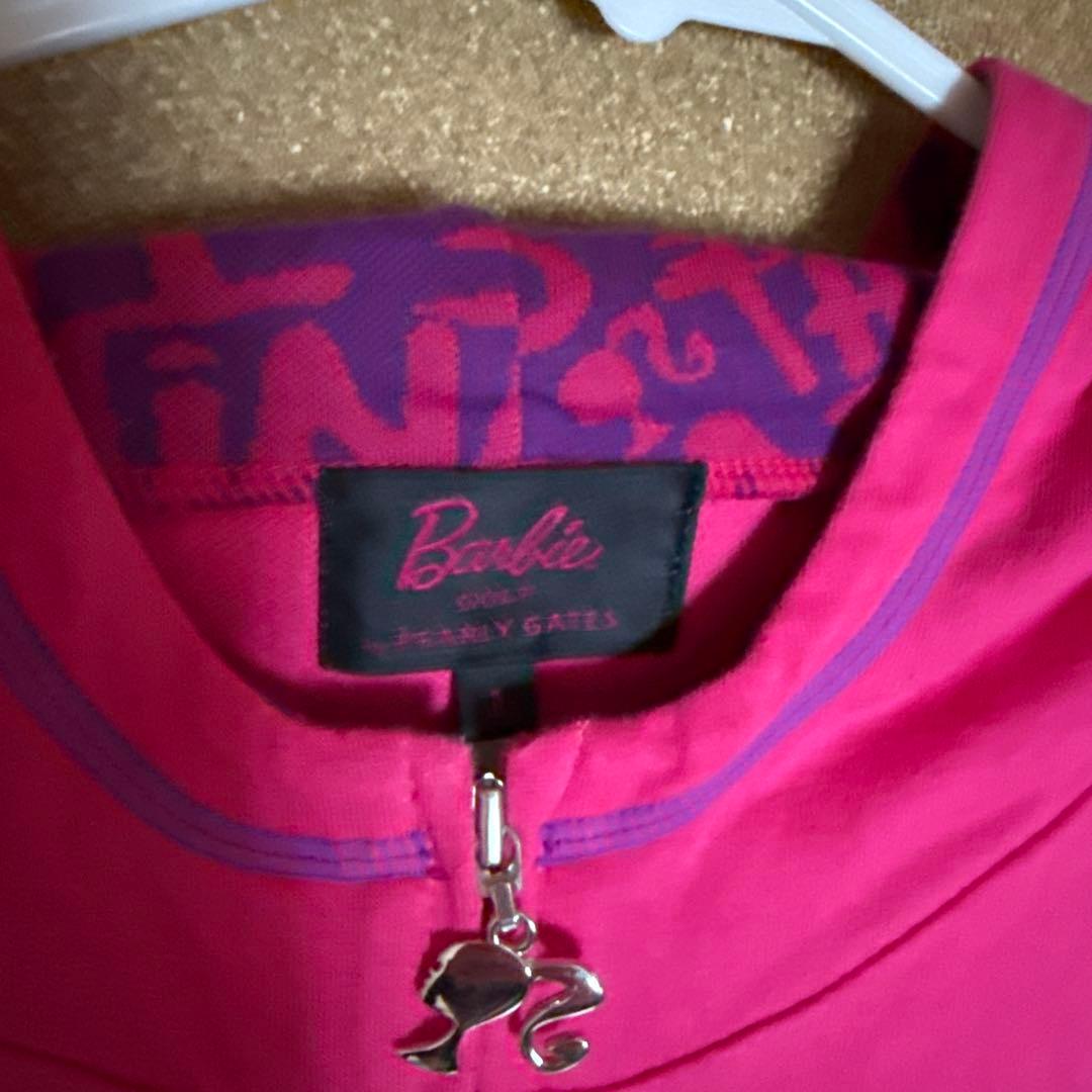 パーリーゲイツ Barbie ゴルフウェア上下セット サイズ1 マゼンタ
