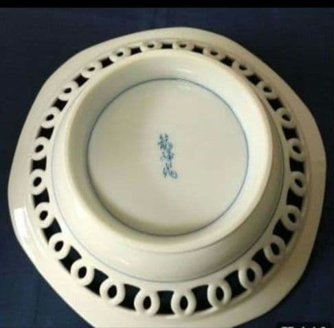 有田焼 八角形 花柄皿 新品