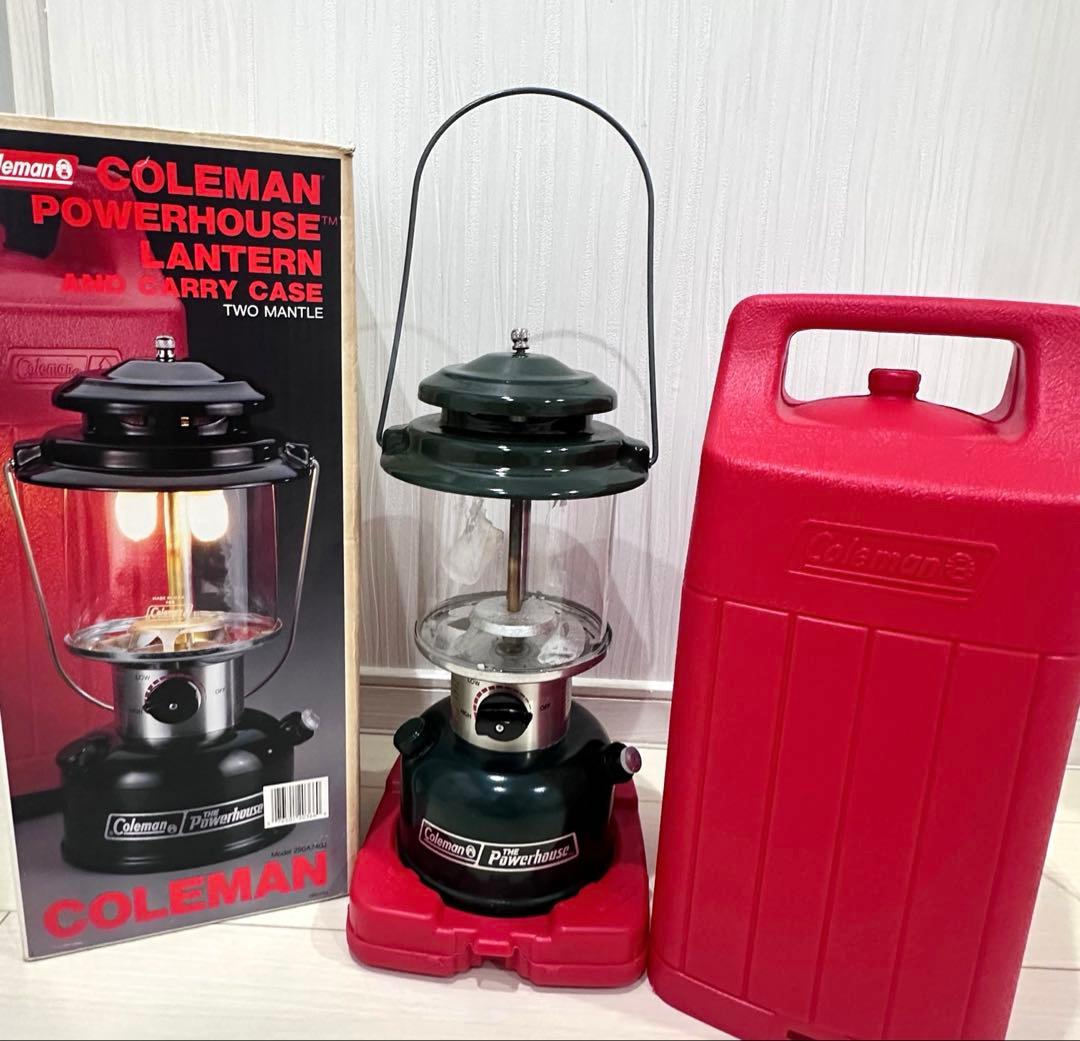 美品Coleman コールマン パワーハウス ランタン ツーマントル