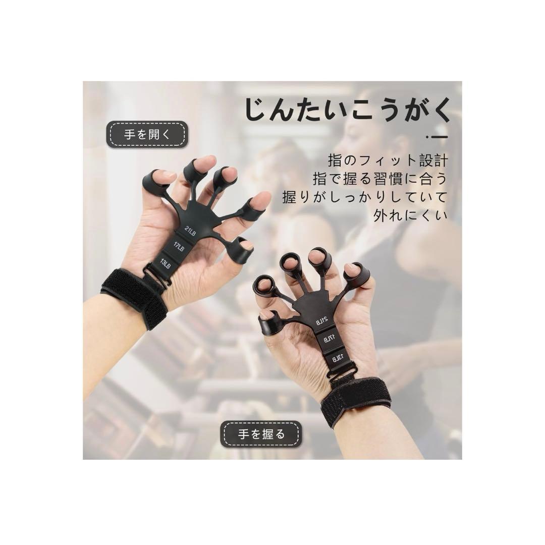 フィンガーパワー フィンガートレーナー グリップ鍛錬 握力トレーニング 強度調