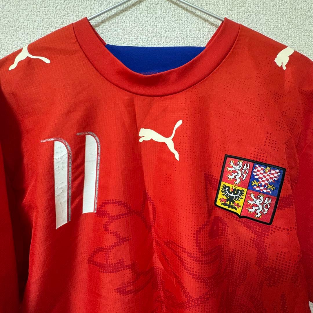2006 ドイツW杯 チェコ代表 ネドベド ピステ風ユニフォーム ゲームシャツ