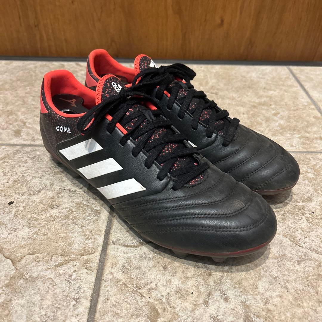adidas COPA サッカーシューズ ブラック/レッド 28センチ