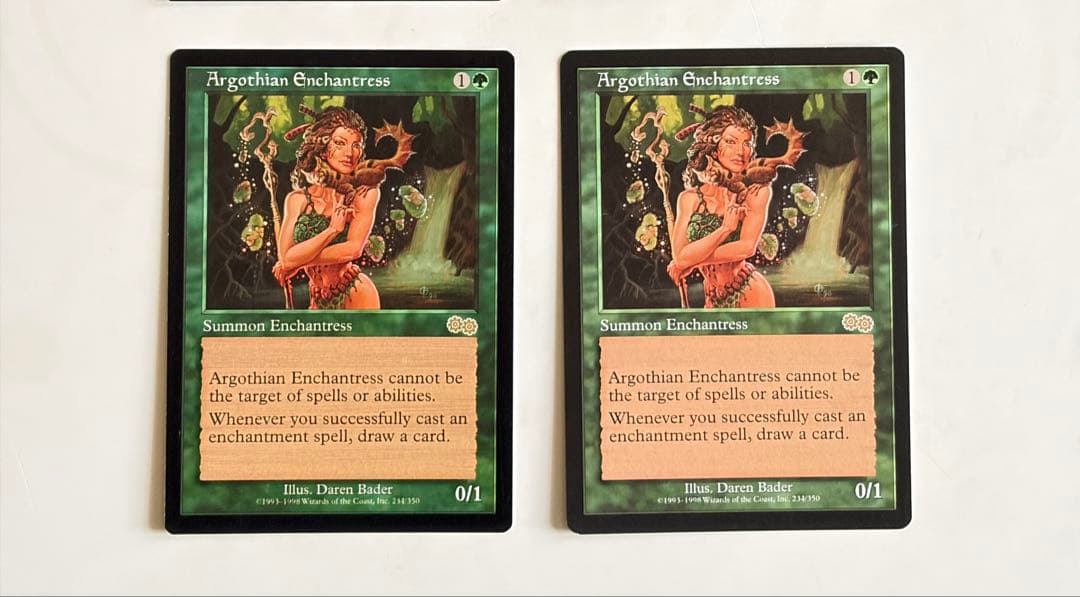 MTG USG アルゴスの女魔術師 2枚セット（英語）