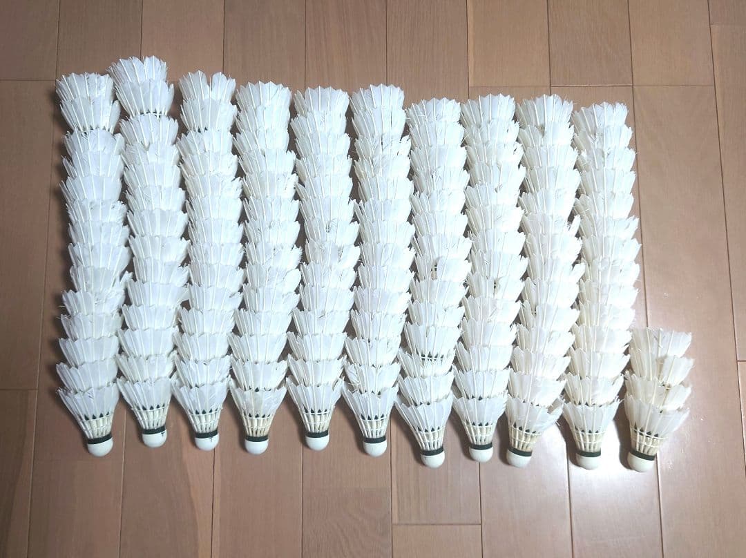 中古　シャトル　バドミントン　エアロセンサ500メイン　150個　YONEX
