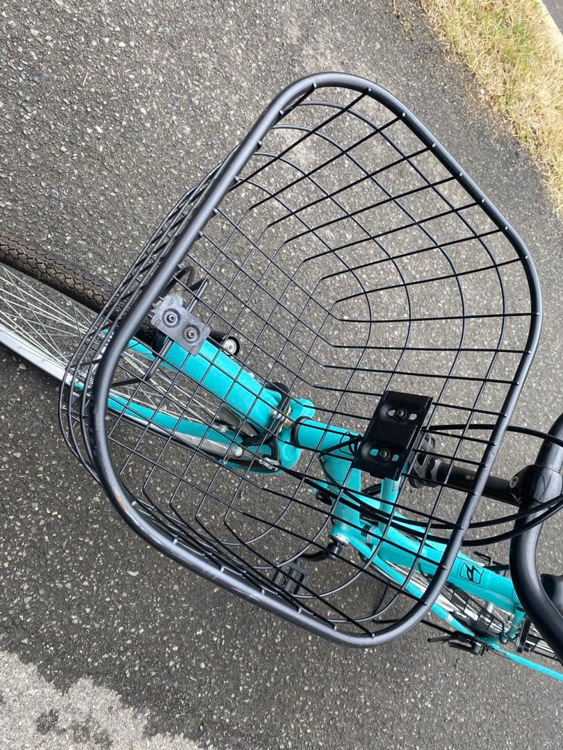 【美品・直接手渡し】シティサイクル★シマノ6段変速 27インチ 鍵・カゴ付き