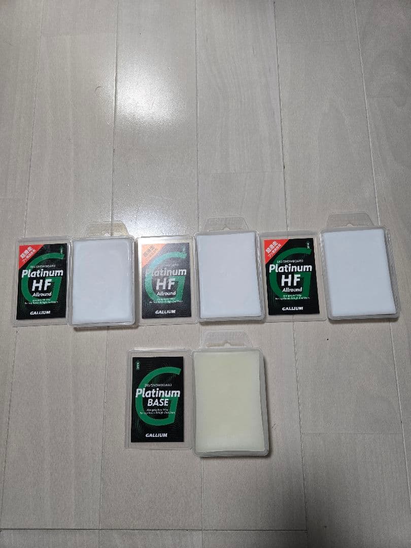 GALLIUM WAX ガリウムワックス　Platinum超滑走Hiフッ素WAX