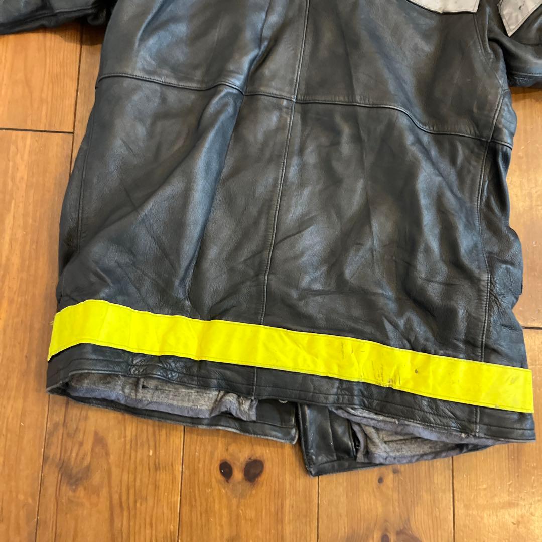 ヴィンテージ　ファイヤーマンレザージャケット