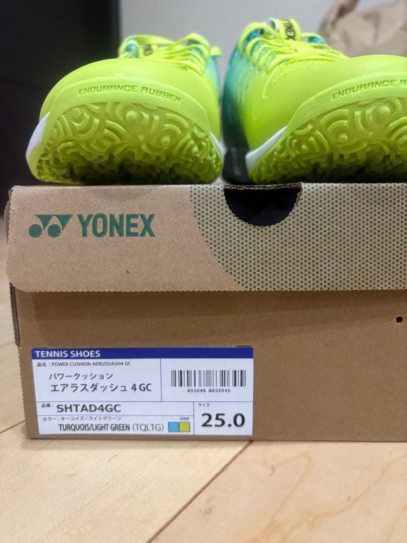 ヨネックス　テニスシューズ　パワークッション　エアラスダッシュ4GC 25.0