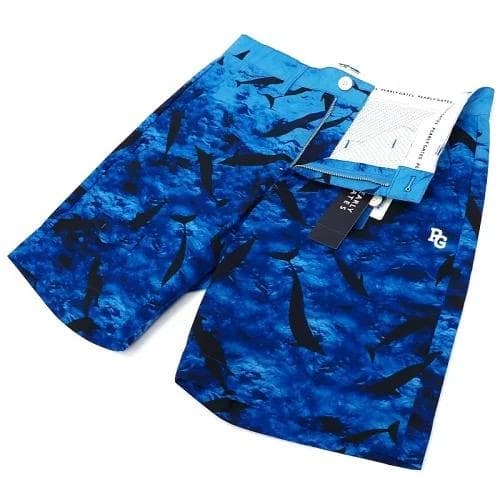 E06556 新品 PEARLY GATES ショートパンツ：4 ブルー