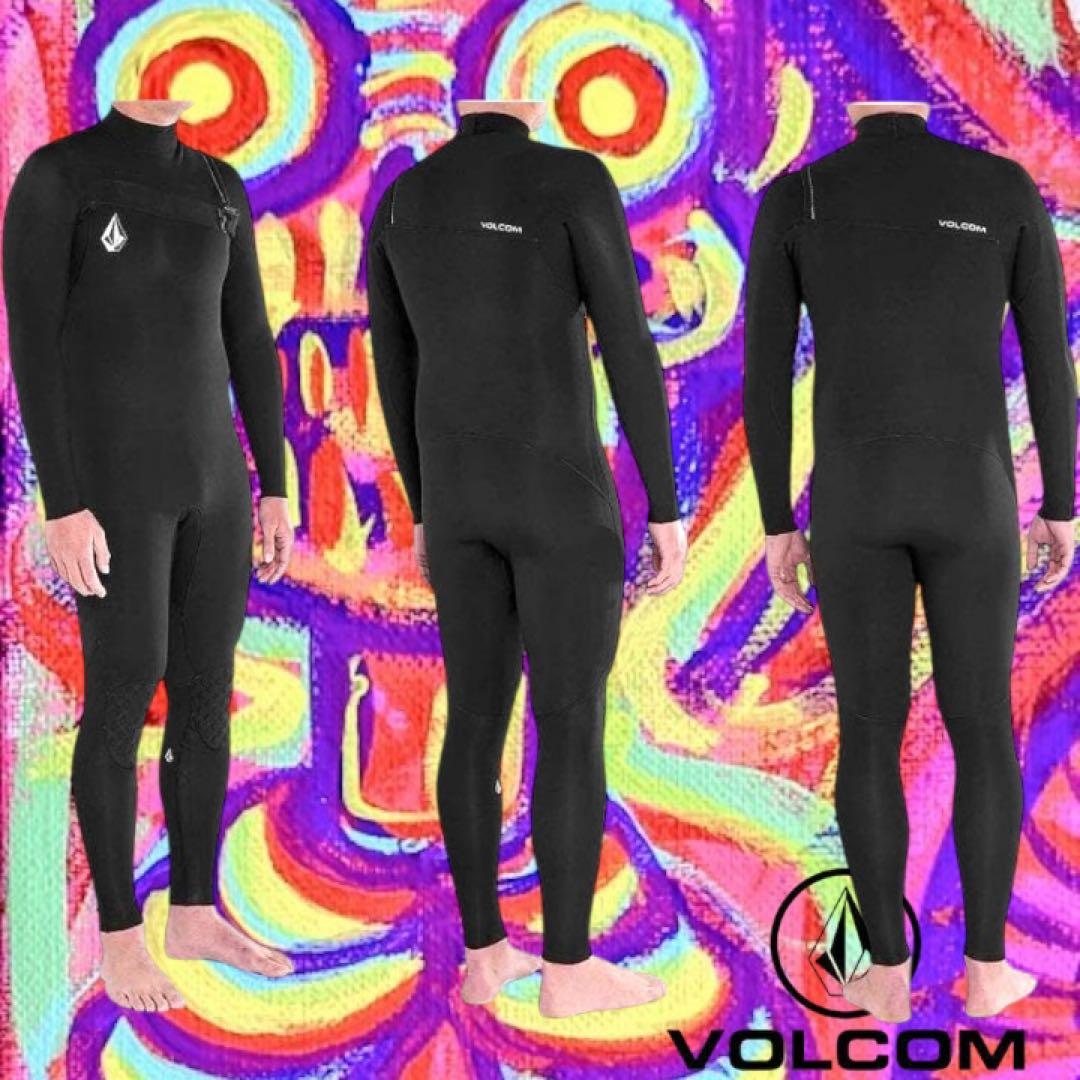 新品VOLCOMボルコム モジュレーター4/3mmチェストジップフルスーツM