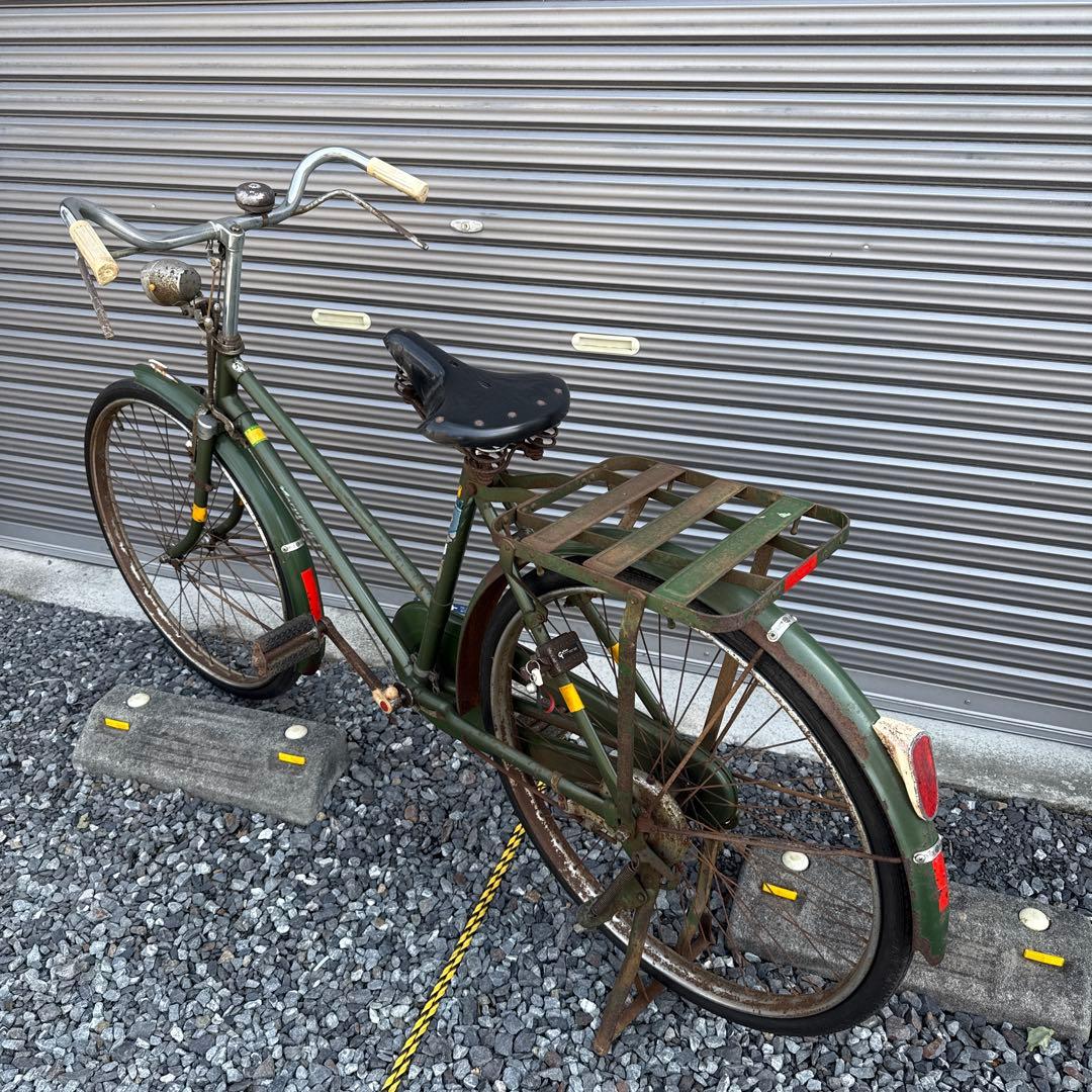 レトロ自転車　実用車自転車　　昭和レトロ　ビィンテージ