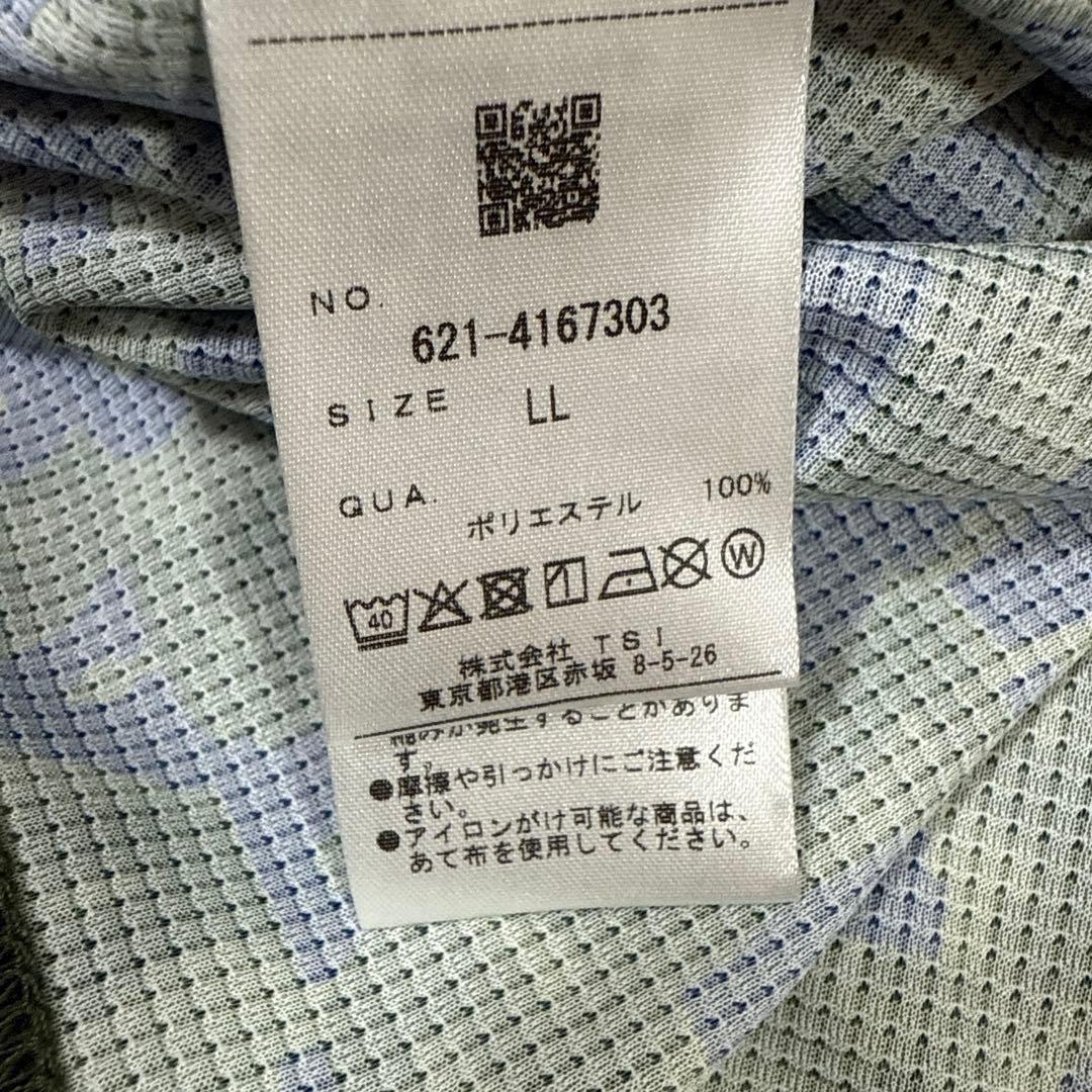 新品タグ付き未使用　PING ピン　半袖モックネックシャツ　LL