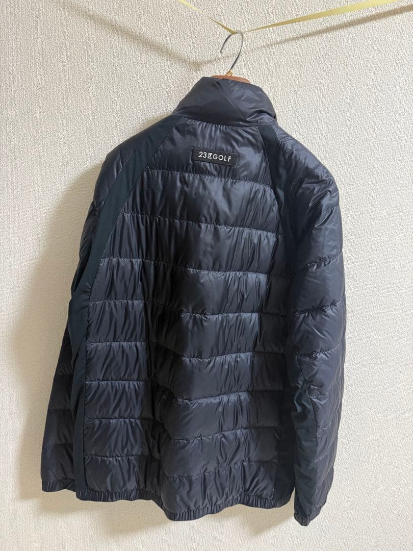 【美品】23区GOLF 黒ダウンジャケット