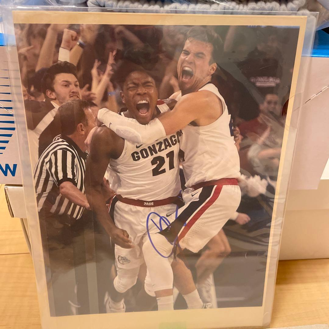 NBA 八村塁　ゴンザガ大学時代のサイン入り写真（流体力学）