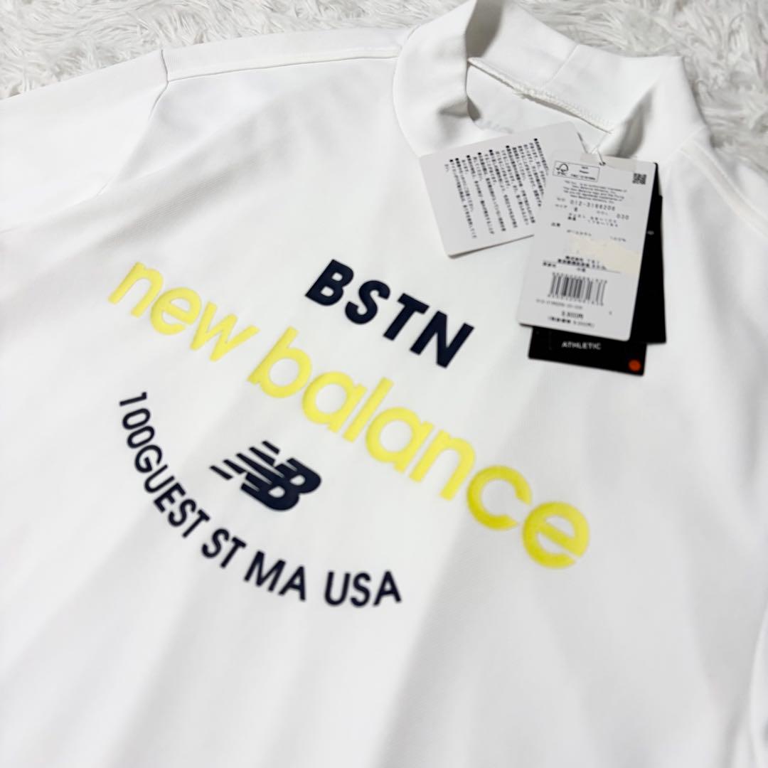 【新品】ニューバランスゴルフ モックネック 半袖 白XL