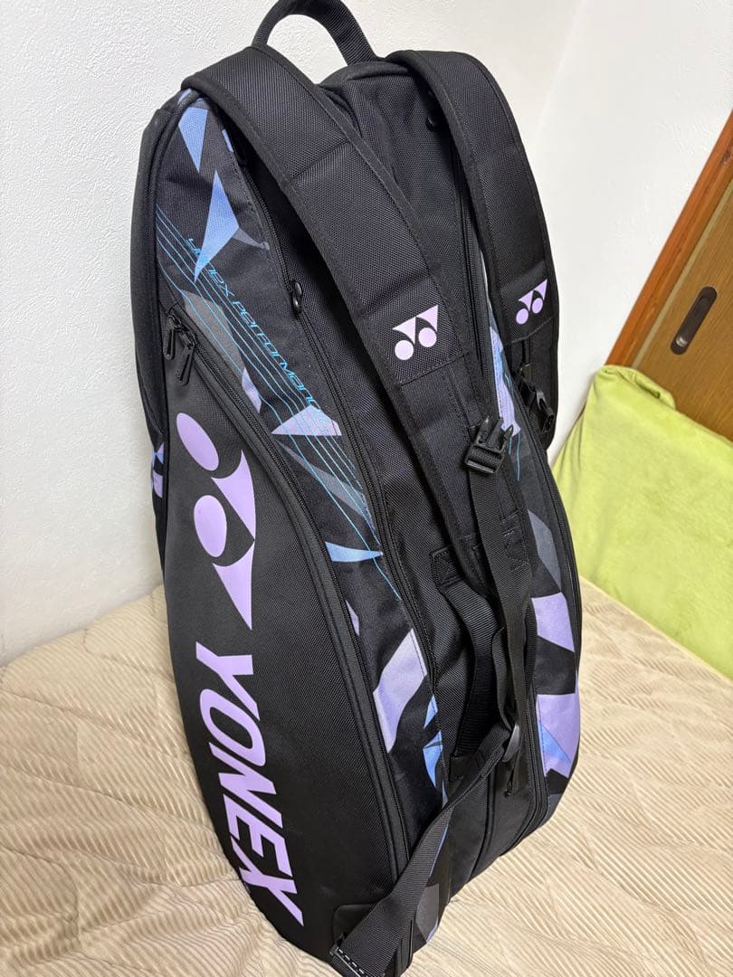 【美品】YONEXラケットバック9 薄紫カラー