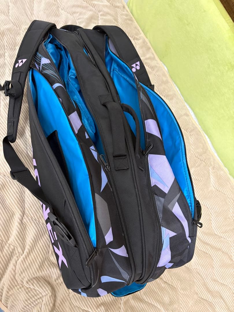 【美品】YONEXラケットバック9 薄紫カラー