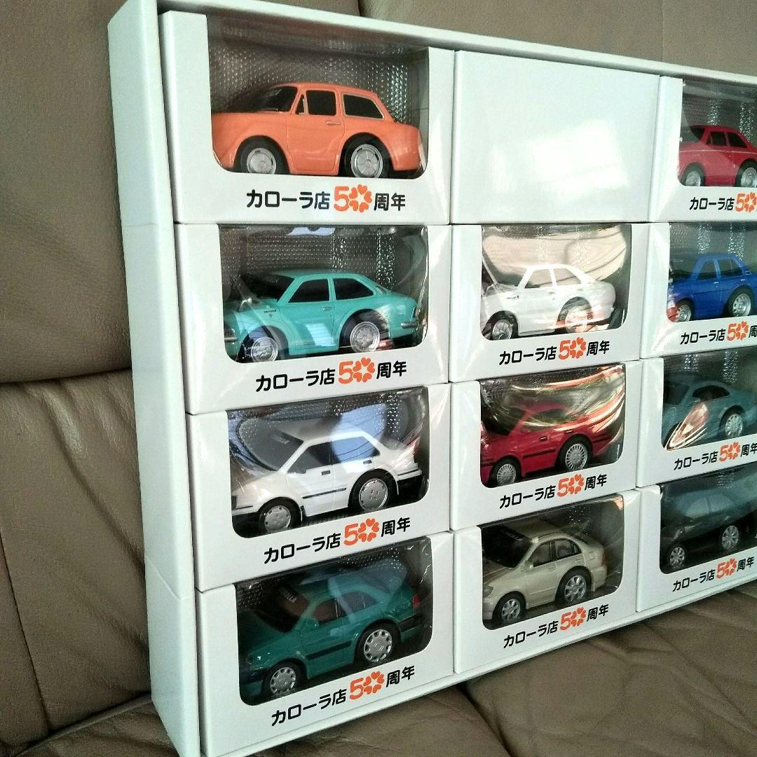 【非売品】トヨタ　カローラ店　50周年記念　プルバックカー　11台セット