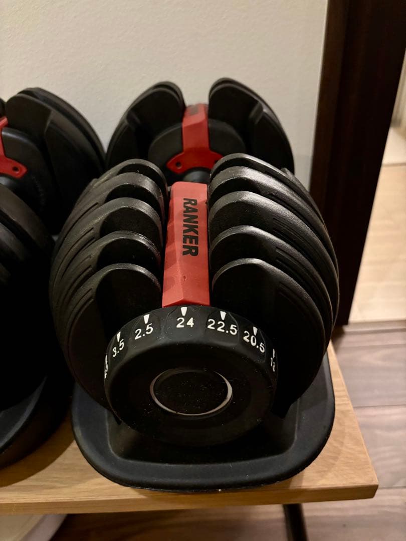 RANKER 可変式ダンベル 24.5kg ※1個