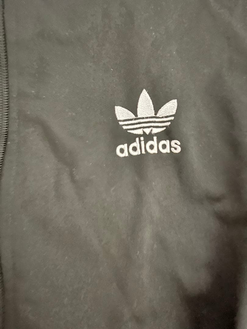 adidas ブラック ジャージジャケット XL トラックジャケット