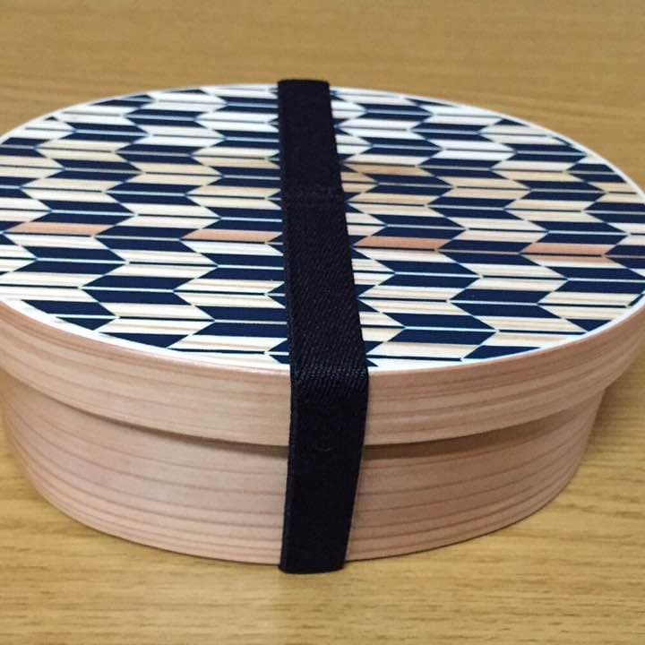 わっぱ弁当箱２個セット（矢羽柄）