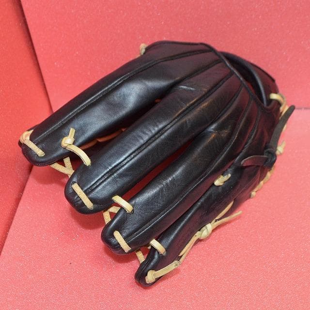 Mizuno 軟式グローブ ブラック/ベージュ