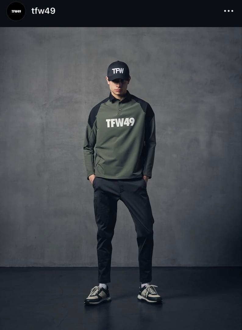 新品【定価3.1万】TFW49 / LONG SLEEVE POLO ポロシャツ