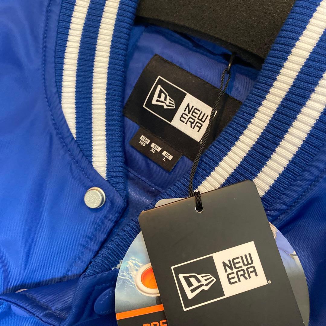 NEW ERA Dodgers ボンバージャケット 青