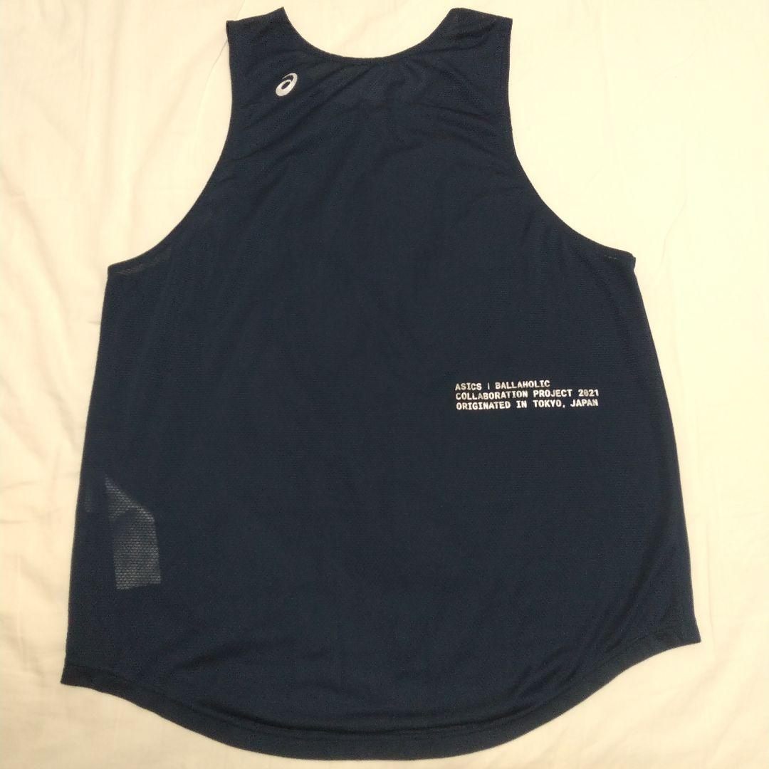ballaholic asics tank top サイズXL