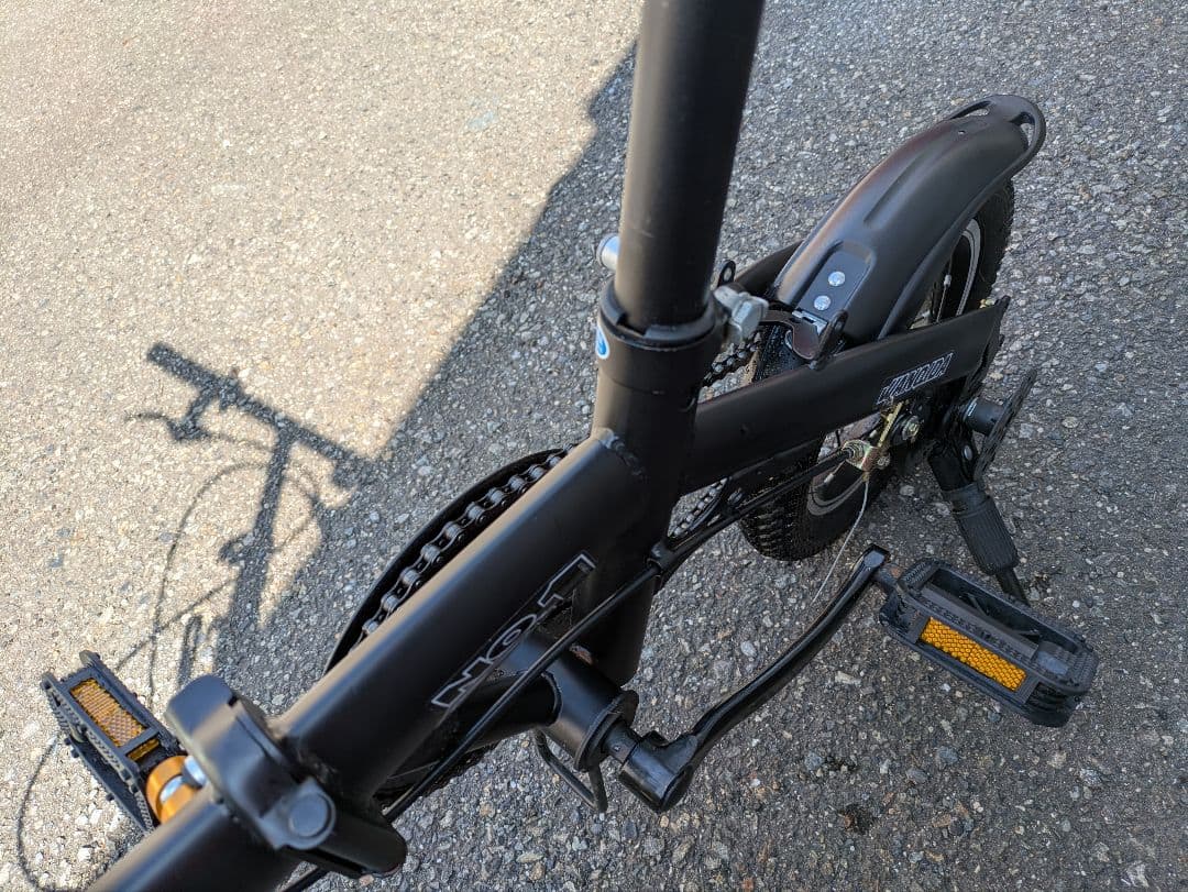WANIDA 自転車 折りたたみ クロスバイク 12インチ 軽量 小型 ブラック