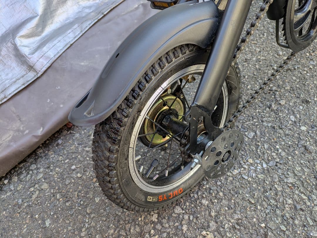 WANIDA 自転車 折りたたみ クロスバイク 12インチ 軽量 小型 ブラック