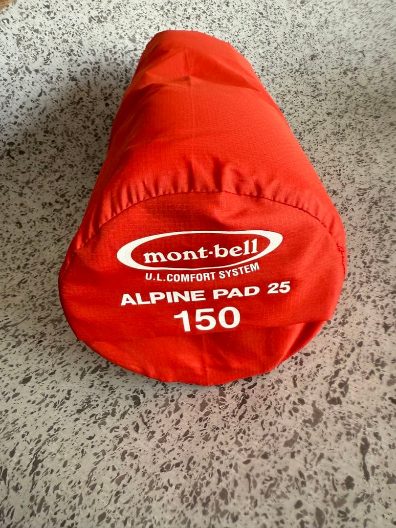 mont-bell ALPINE PAD 25 スリーピングマット 150