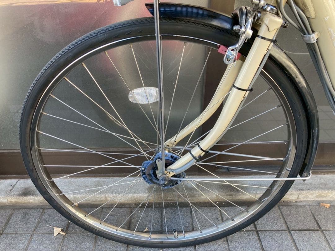 中古電動自転車 ヤマハ PAS 26インチ アイボリー横浜 №3440
