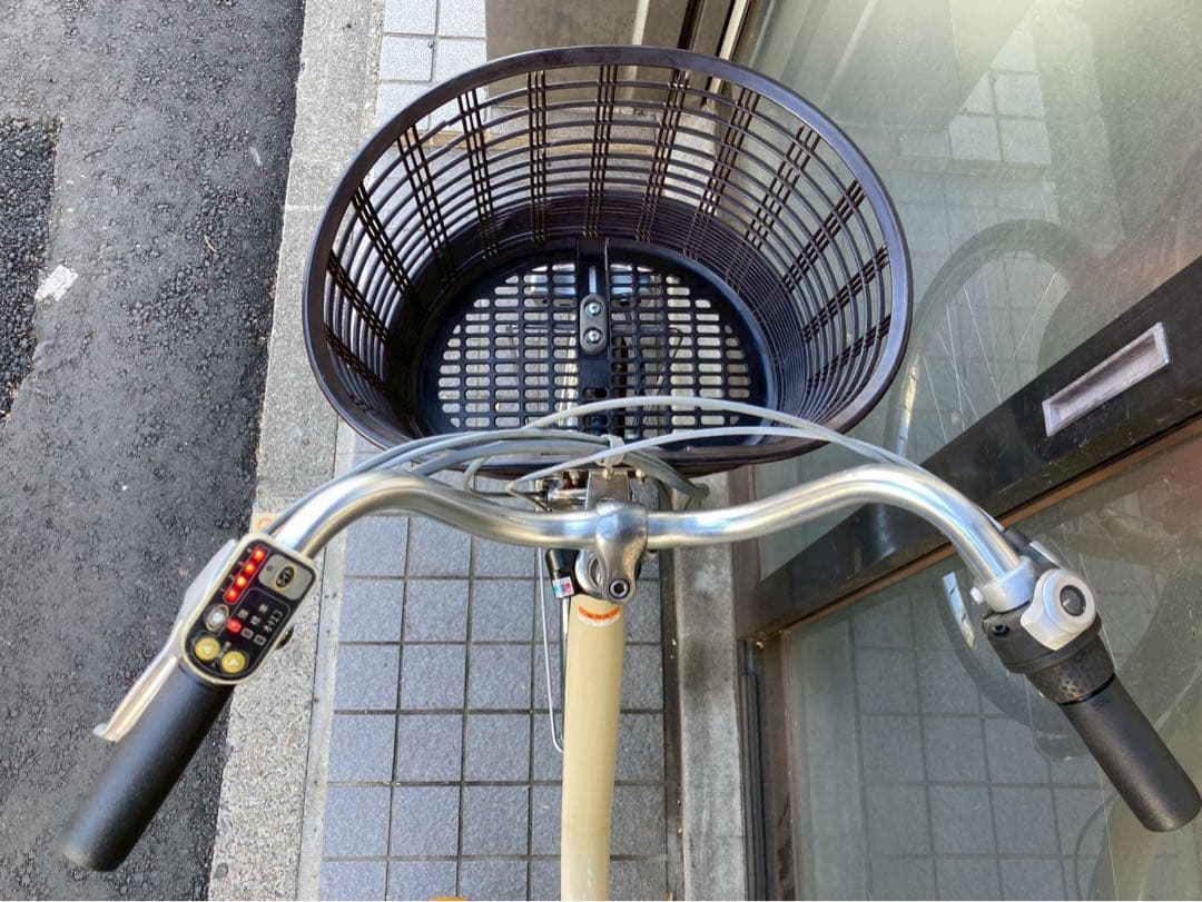 中古電動自転車 ヤマハ PAS 26インチ アイボリー横浜 №3440