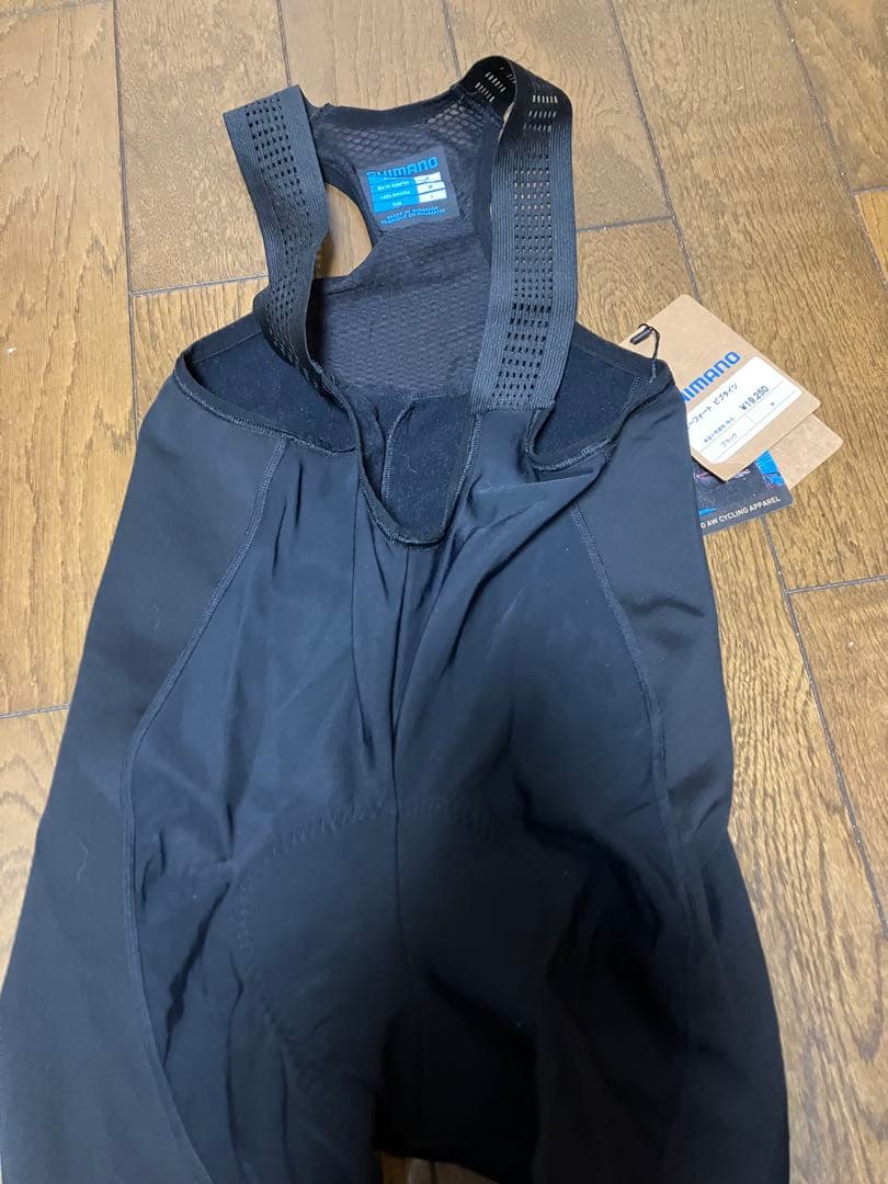 新品　SHIMANO ブラック ビブタイツ Asia L