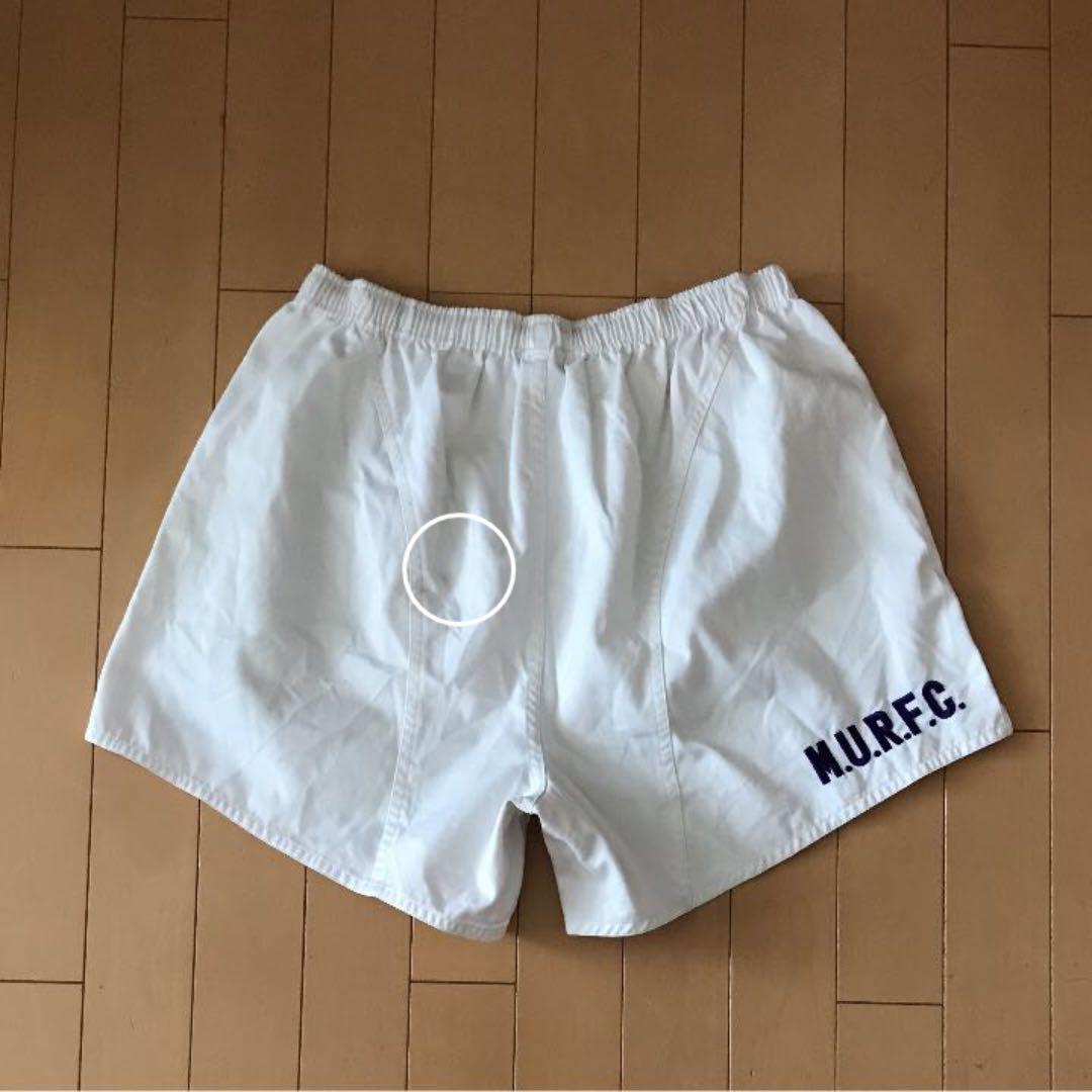 明治大学ラグビー部 公式戦 メンバー ラグビー ショーツ 選手支給品 非売品 白