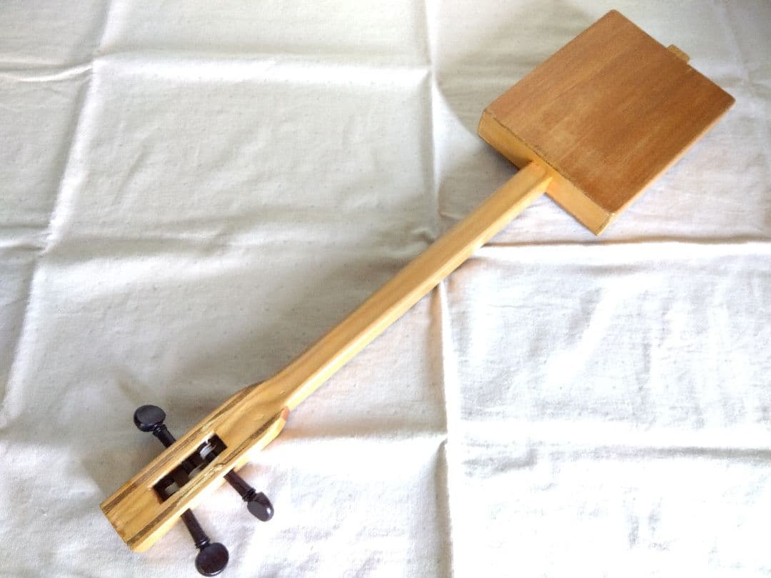 小型板三味線　自作・中古品