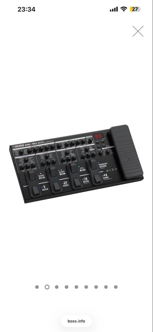 BOSS ME-90 マルチエフェクター お値下げ交渉致します！