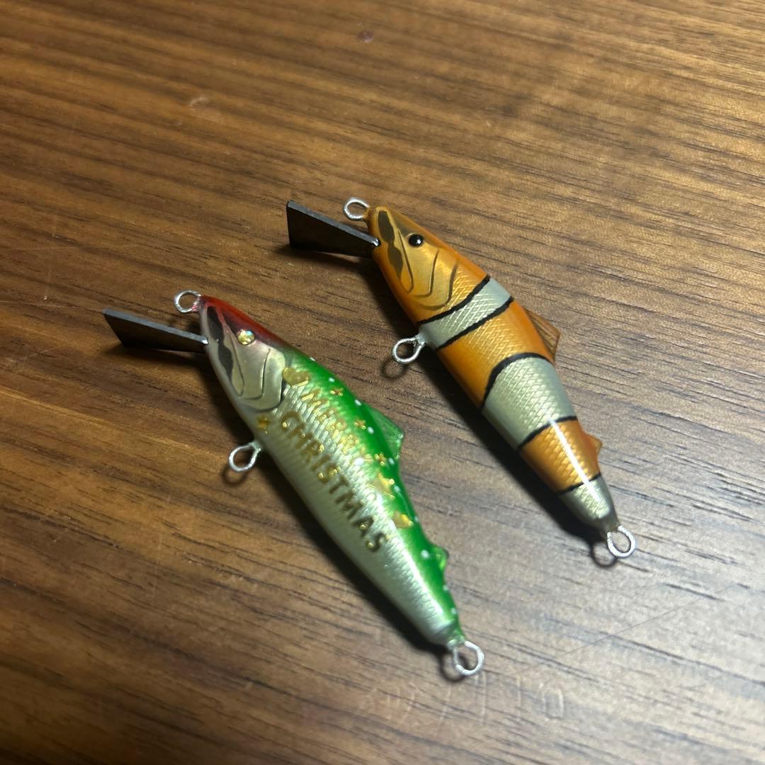 ハンドメイドミノー　ステイゴールド　セット